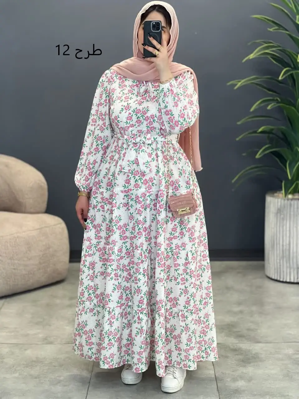 3163-پیراهن بلند نوردخت (ایراد دار)